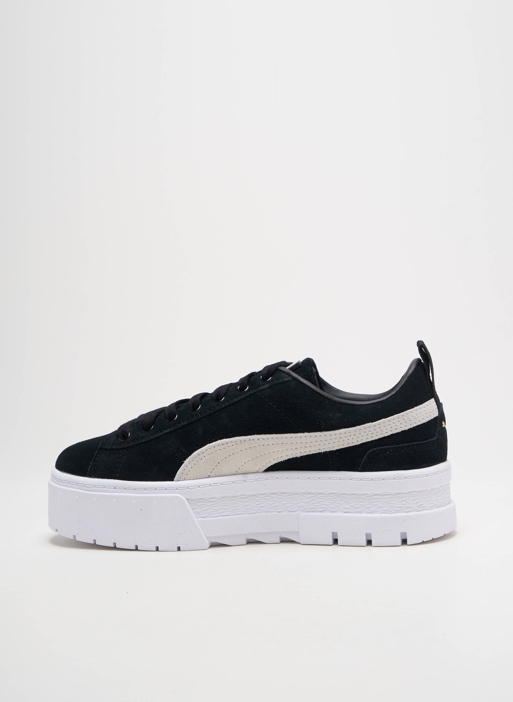 Bėgimo bateliai lygus audinys kulnas nuo 4 iki 6 cm juodas PUMA moteris