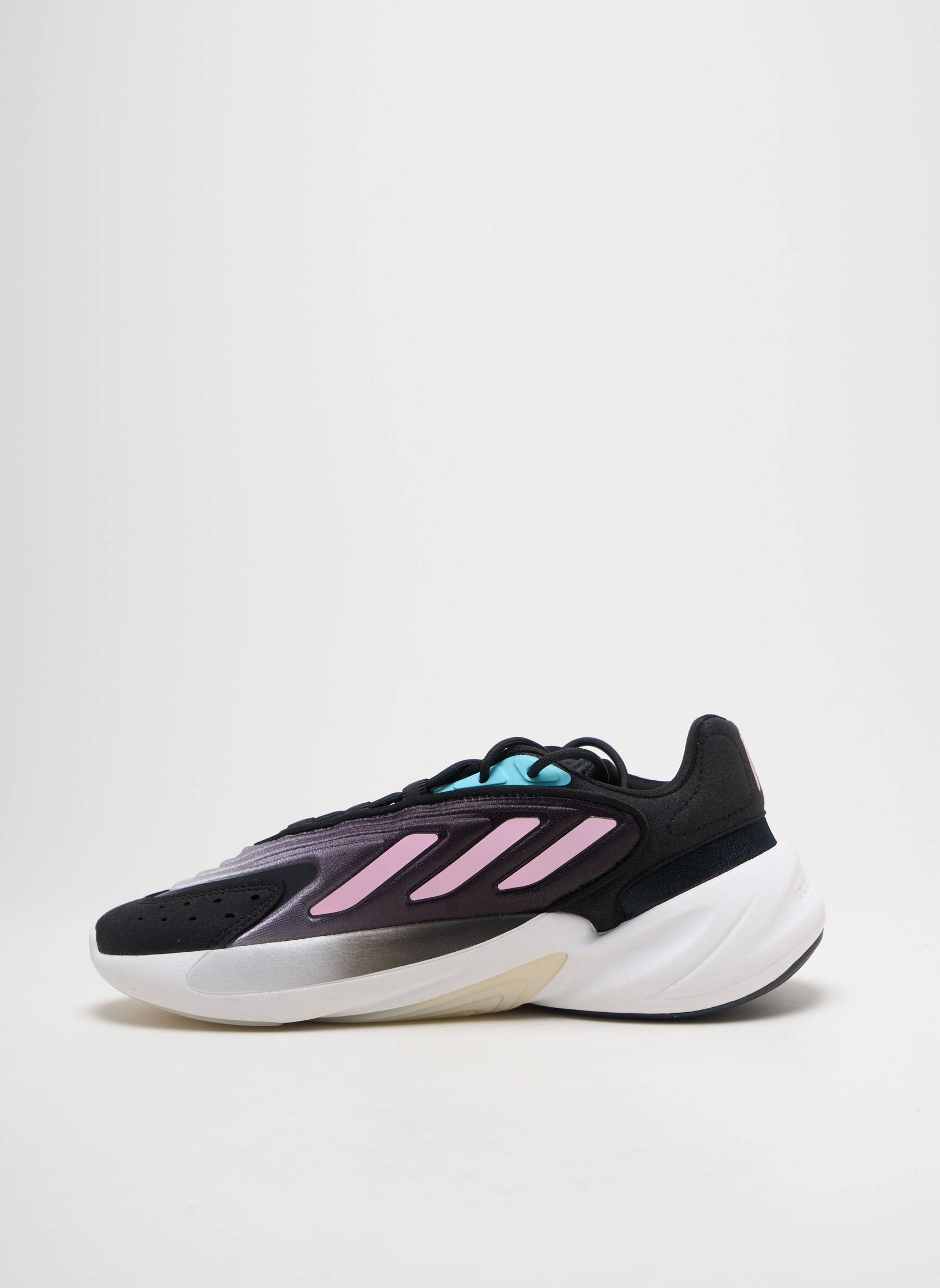 Bėgimo bateliai satino audinys kulnas nuo 4 iki 6 cm juodas ADIDAS moteris