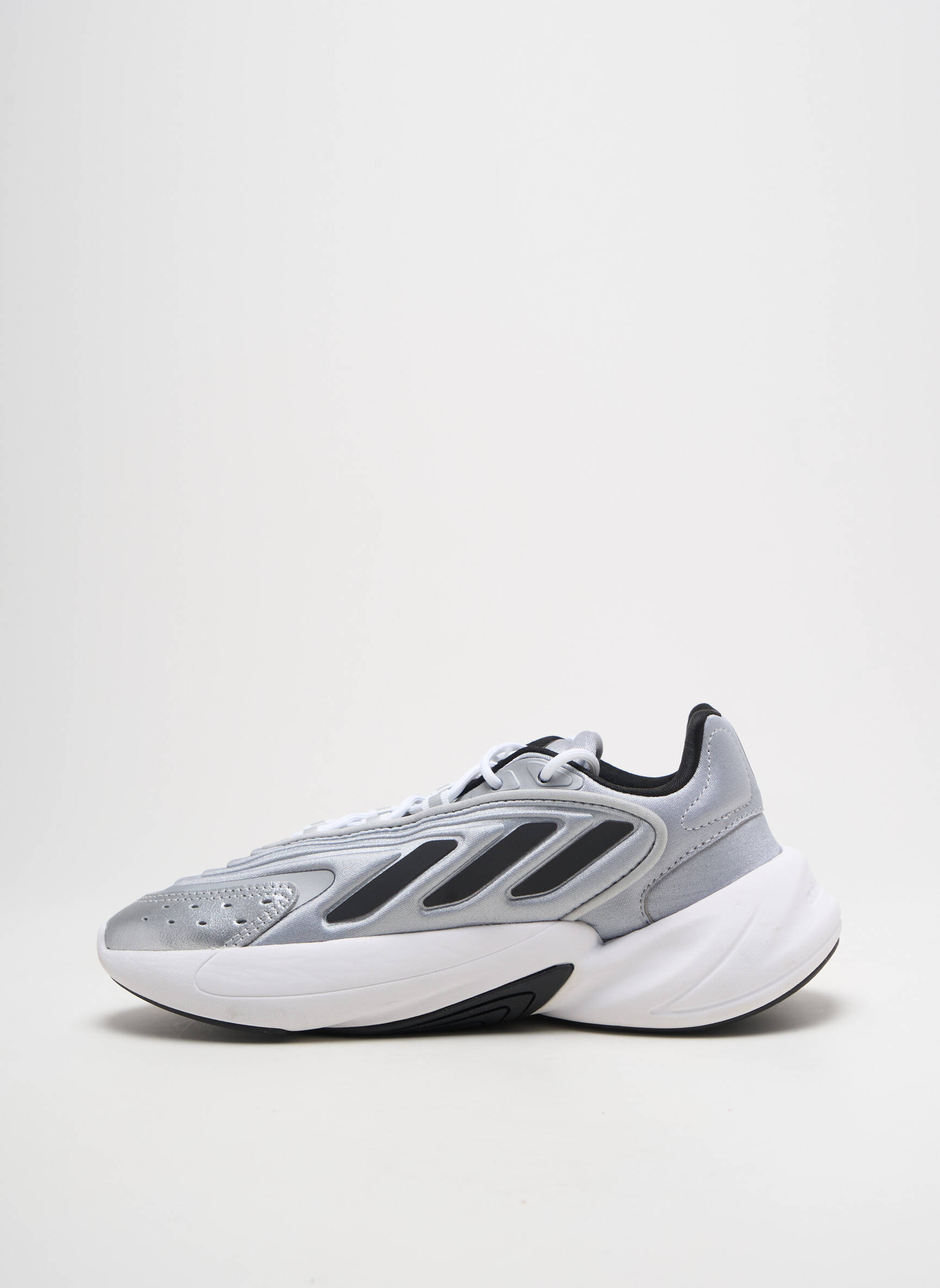 Bėgimo bateliai satino audinys kulnas nuo 4 iki 6 cm sidabrinė ADIDAS moteris