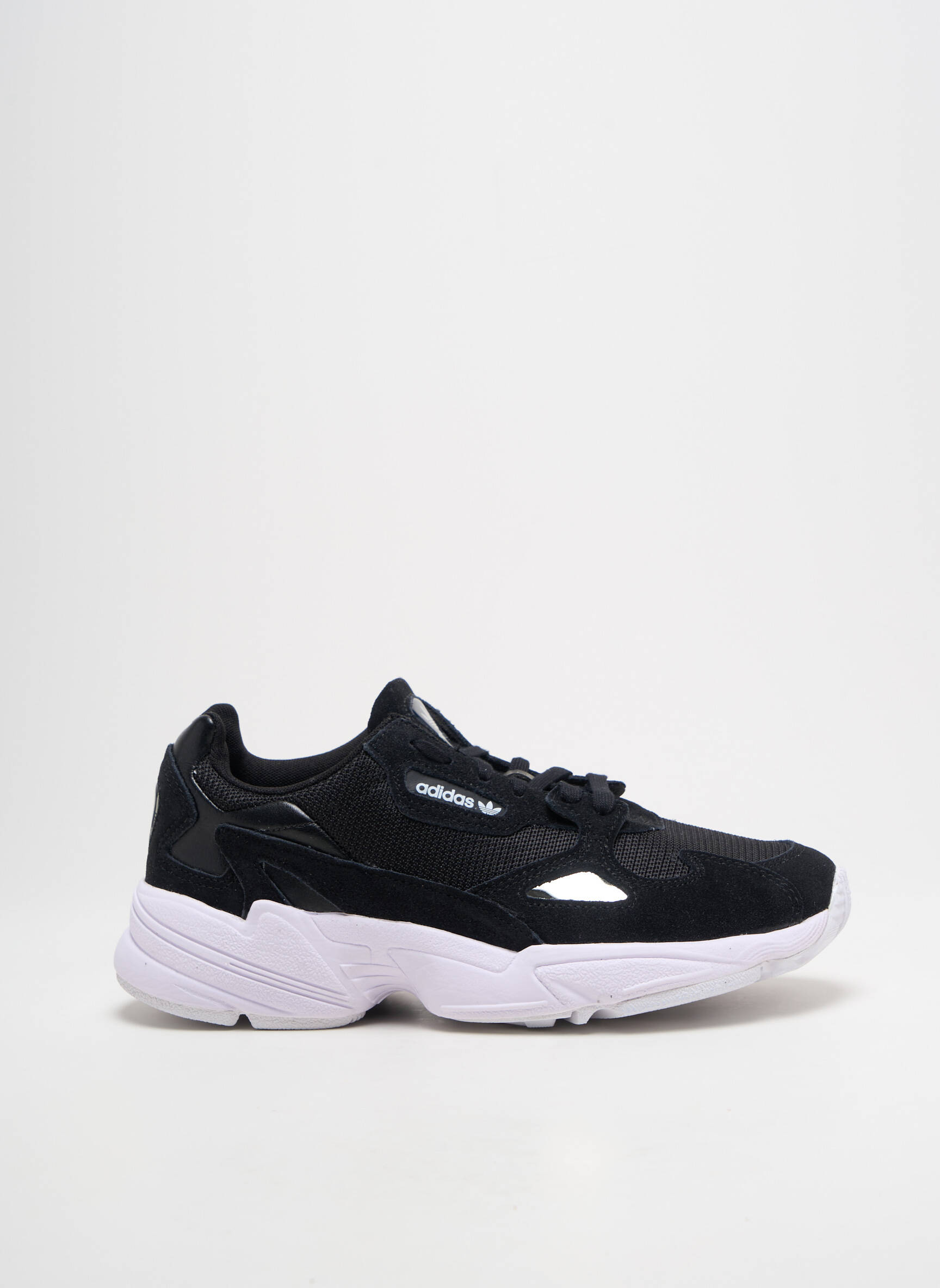 Bėgimo bateliai apvalus mygtukas kulnas nuo 4 iki 6 cm juodas ADIDAS moteris