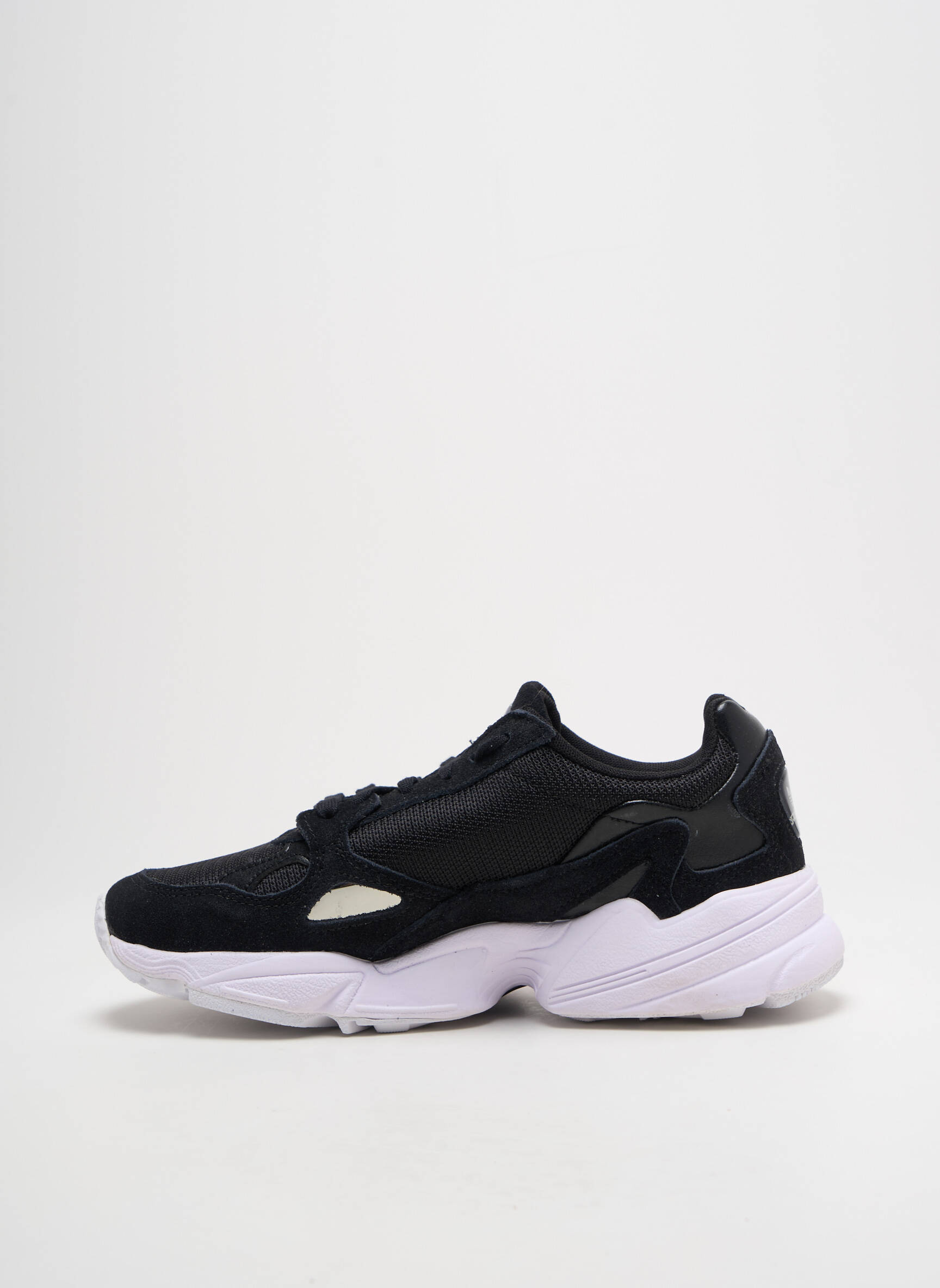 Bėgimo bateliai apvalus mygtukas kulnas nuo 4 iki 6 cm juodas ADIDAS moteris