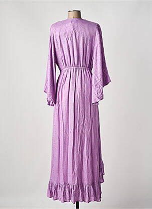 Pusilgių suknelė 3/4 rankovės 3/4 rankovės violetinis SUNDRESS moteris