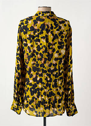 Moteriškas marškinys fantazijos raštas ilgos rankovės žalias OTTOD'AME moteris
