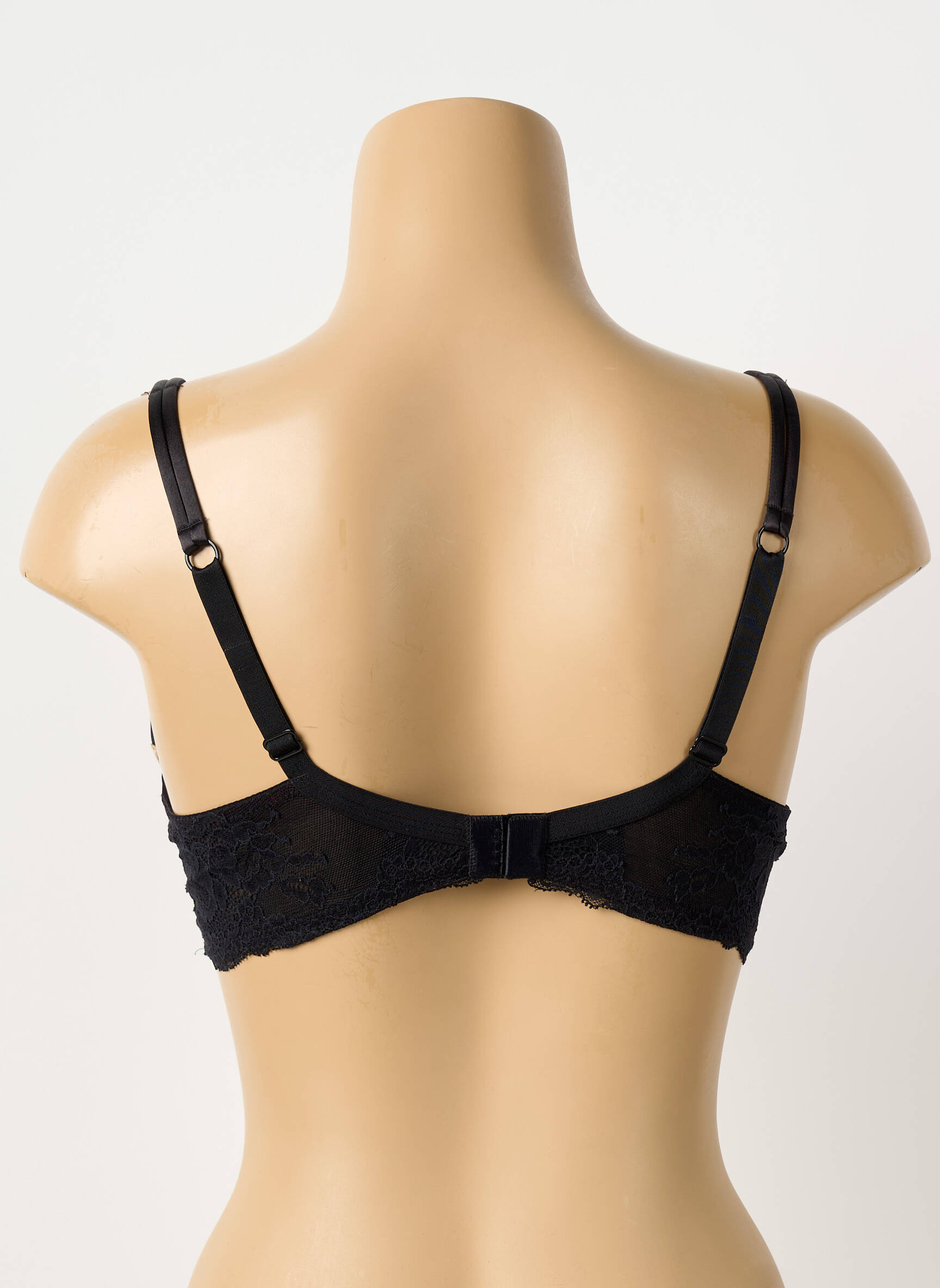 Liemenėlė push-up liemenėlė su aukštu palaikymu push-up liemenėlė su aukštu palaikymu juodas AMBRA moteris