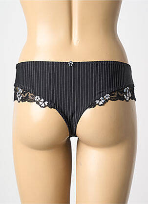 Tanga tamprumas juodas EMPREINTE moteris
