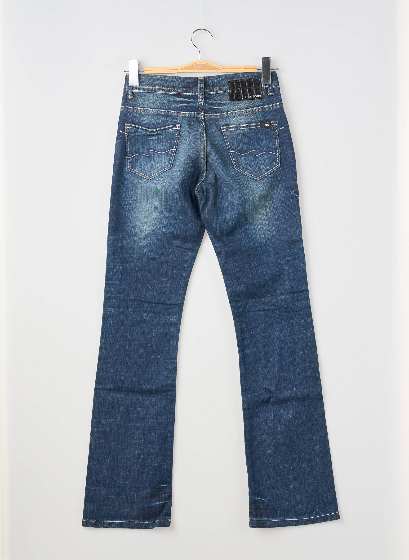 Tiesios kirpimo džinsai tamprumas maža dydžio mėlyna CARS JEANS moteris