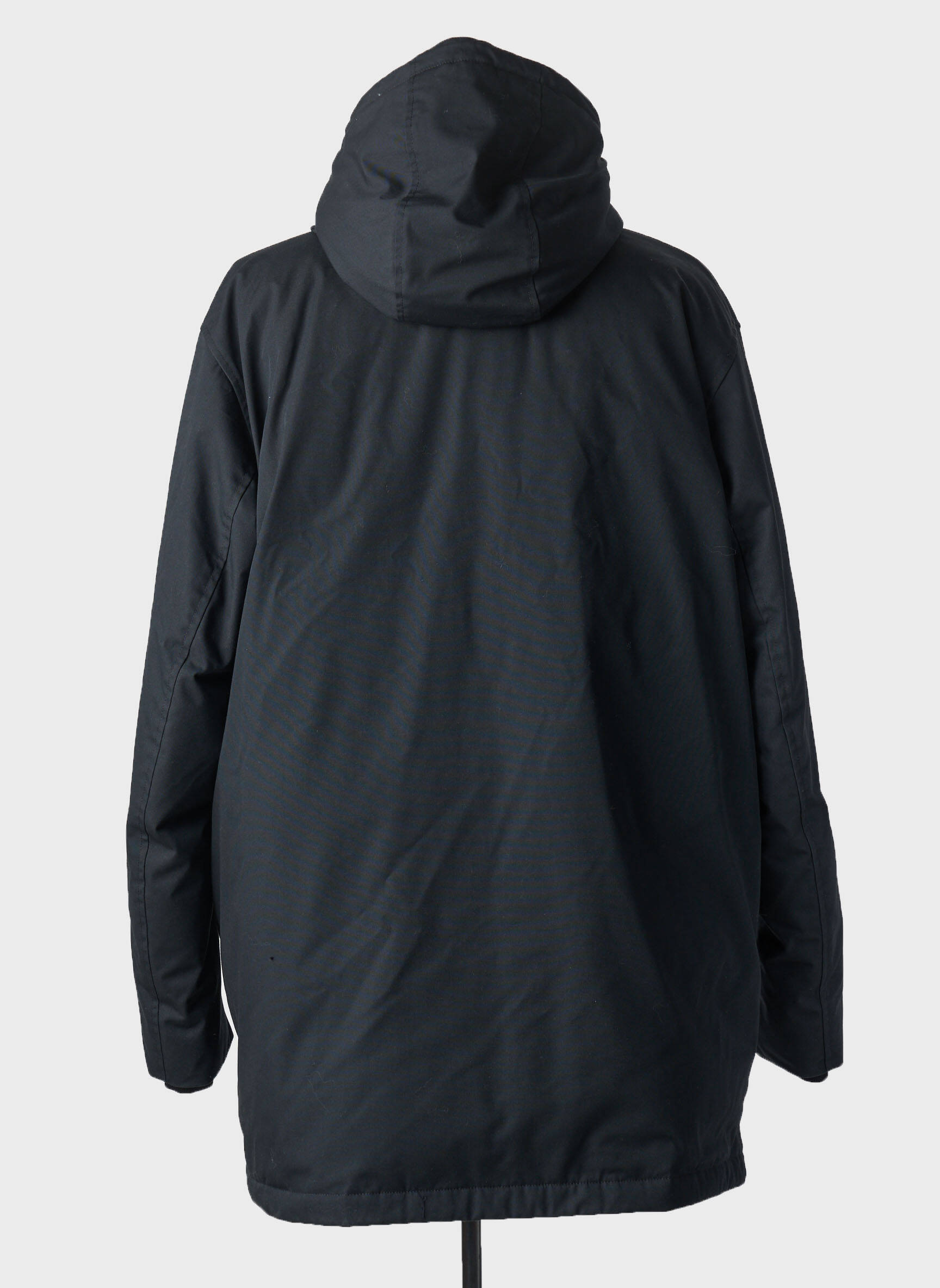 Parka užtrauktukas po lipduku uždarymas su gobtuvu juodas HUGO BOSS vyras