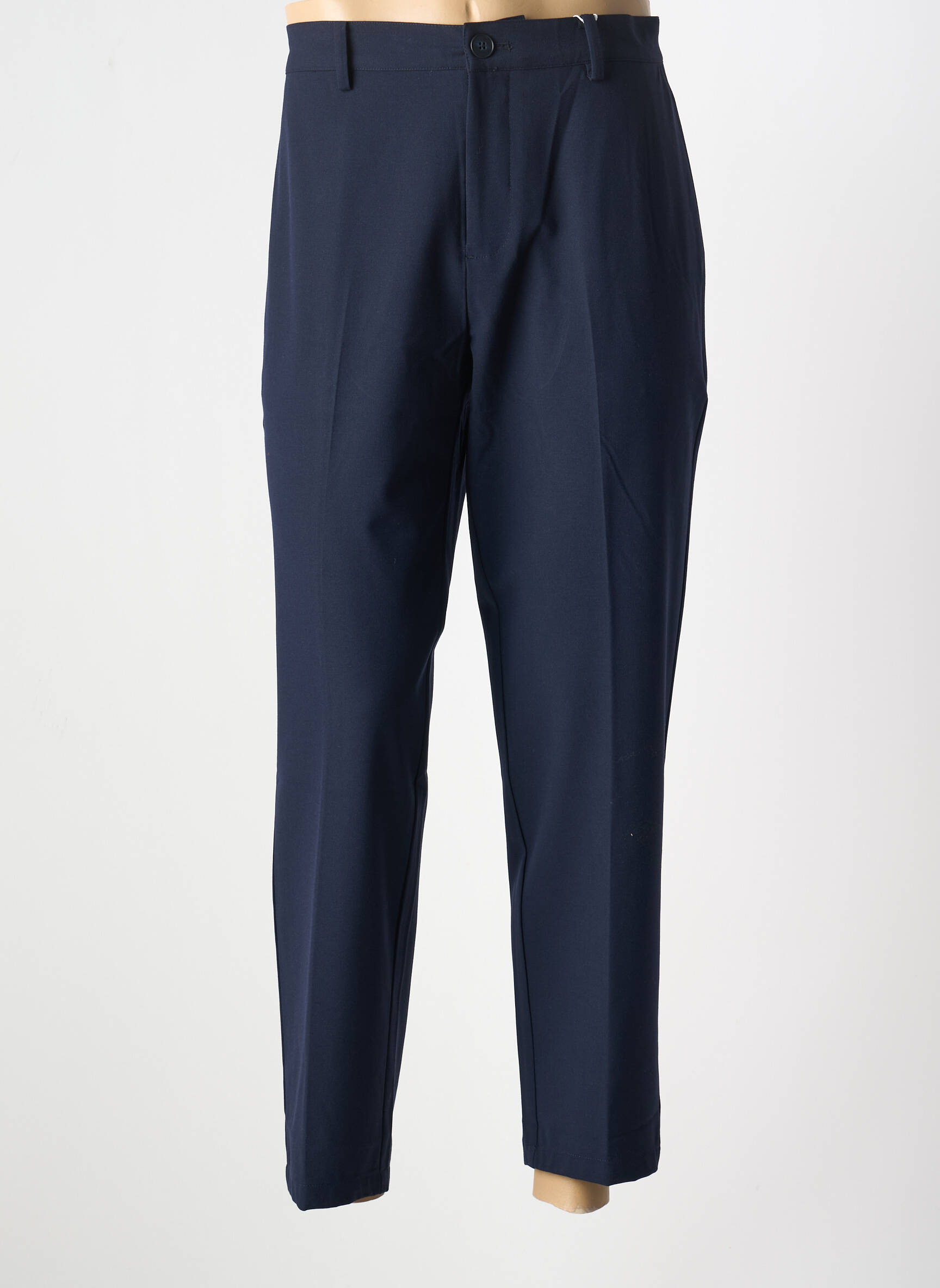 Chino kelnė užtrauktukas po atvartu su kabliu normala dydis mėlyna CASUAL FRIDAY vyras