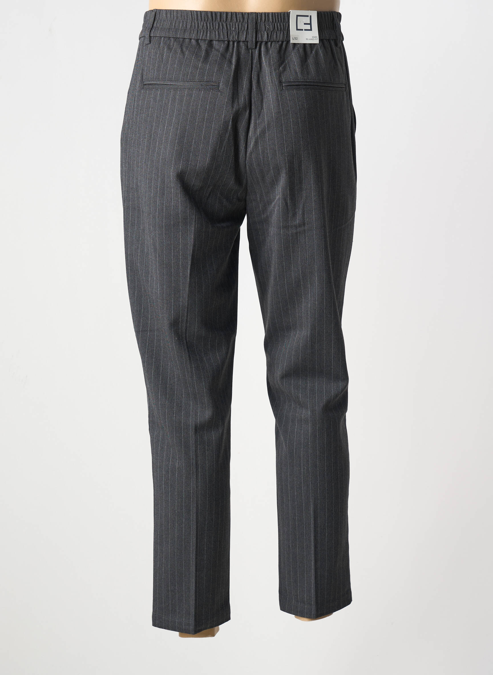 7/8 kelnės aukšta talija aukšta talija pilka CASUAL FRIDAY vyras