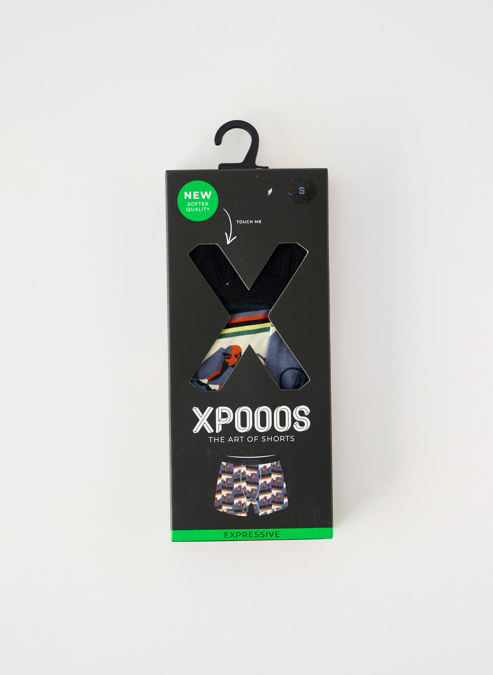 Bokseris fantazijos raštas juodas XPOOOS vyras