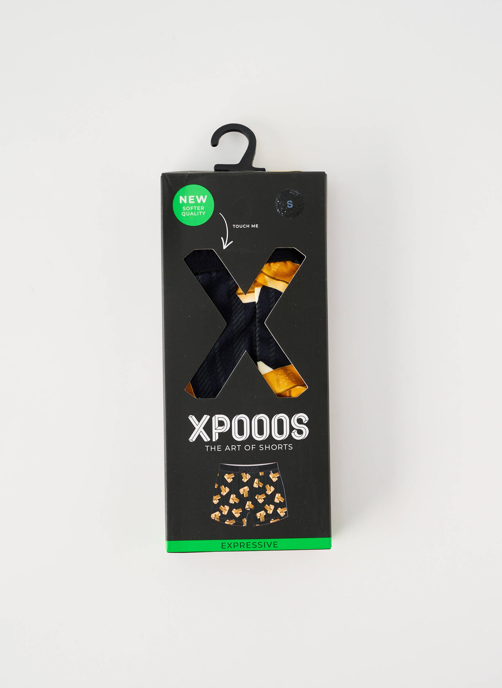 Bokseris fantazijos raštas geltona XPOOOS vyras