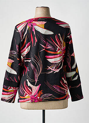 Megztinis centrinė iškirptė ilgos rankovės juodas GUY DUBOUIS moteris