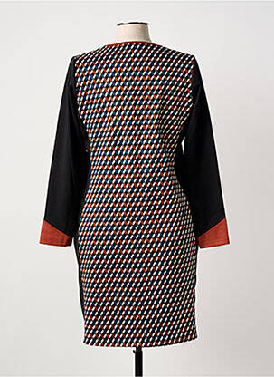Trumpa suknelė ilgos rankovės ilgos rankovės juodas GUY DUBOUIS moteris