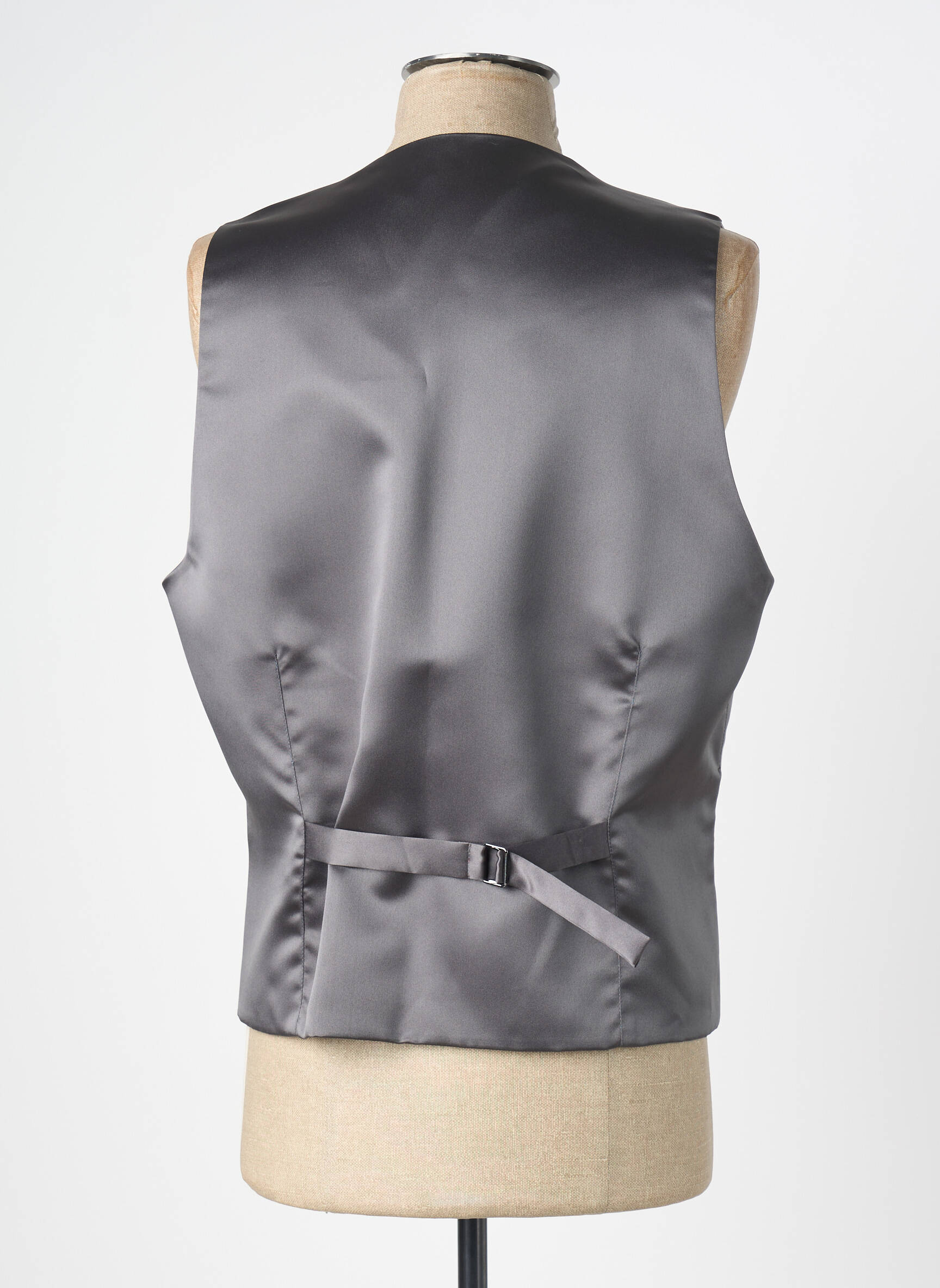 Be rankovių liemenė satino efektas pilka GREGE CREATION vyras