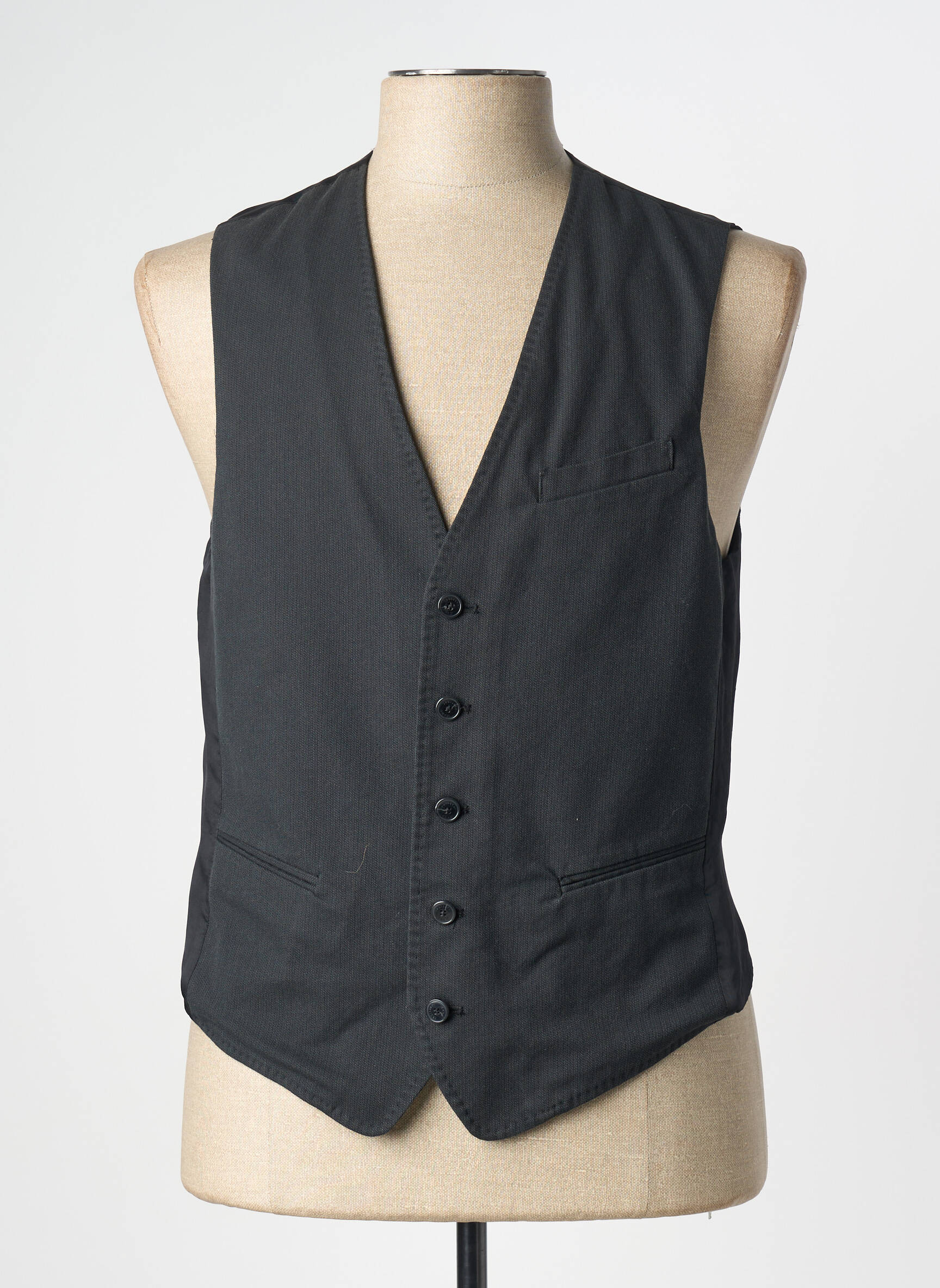 Be rankovių liemenė kišenės juodas TRUSSARDI JEANS vyras