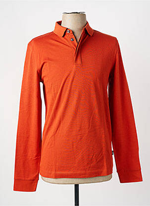 Polo ilgos rankovės ilgos rankovės oranžinė HUGO BOSS vyras