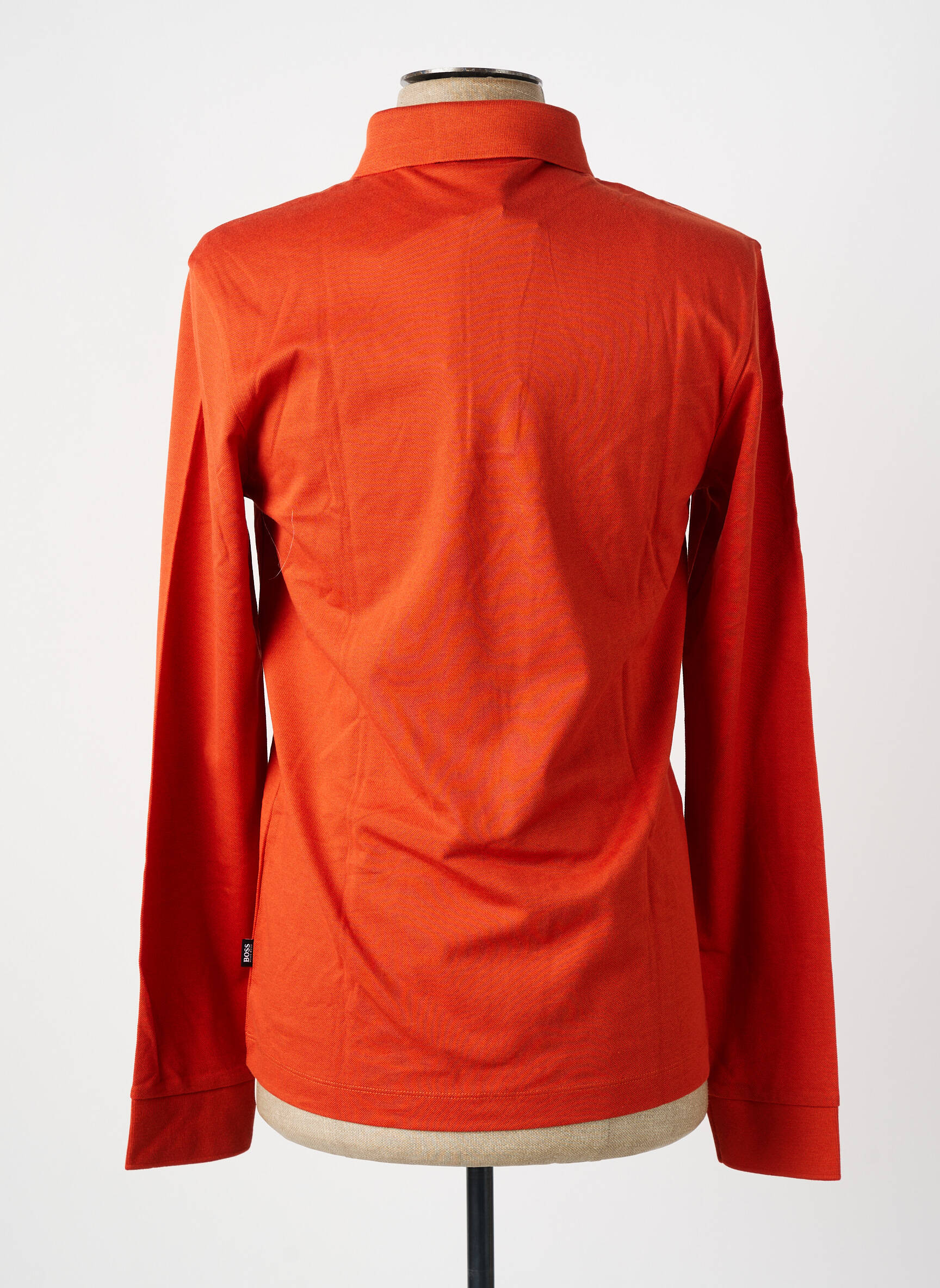 Polo ilgos rankovės ilgos rankovės oranžinė HUGO BOSS vyras