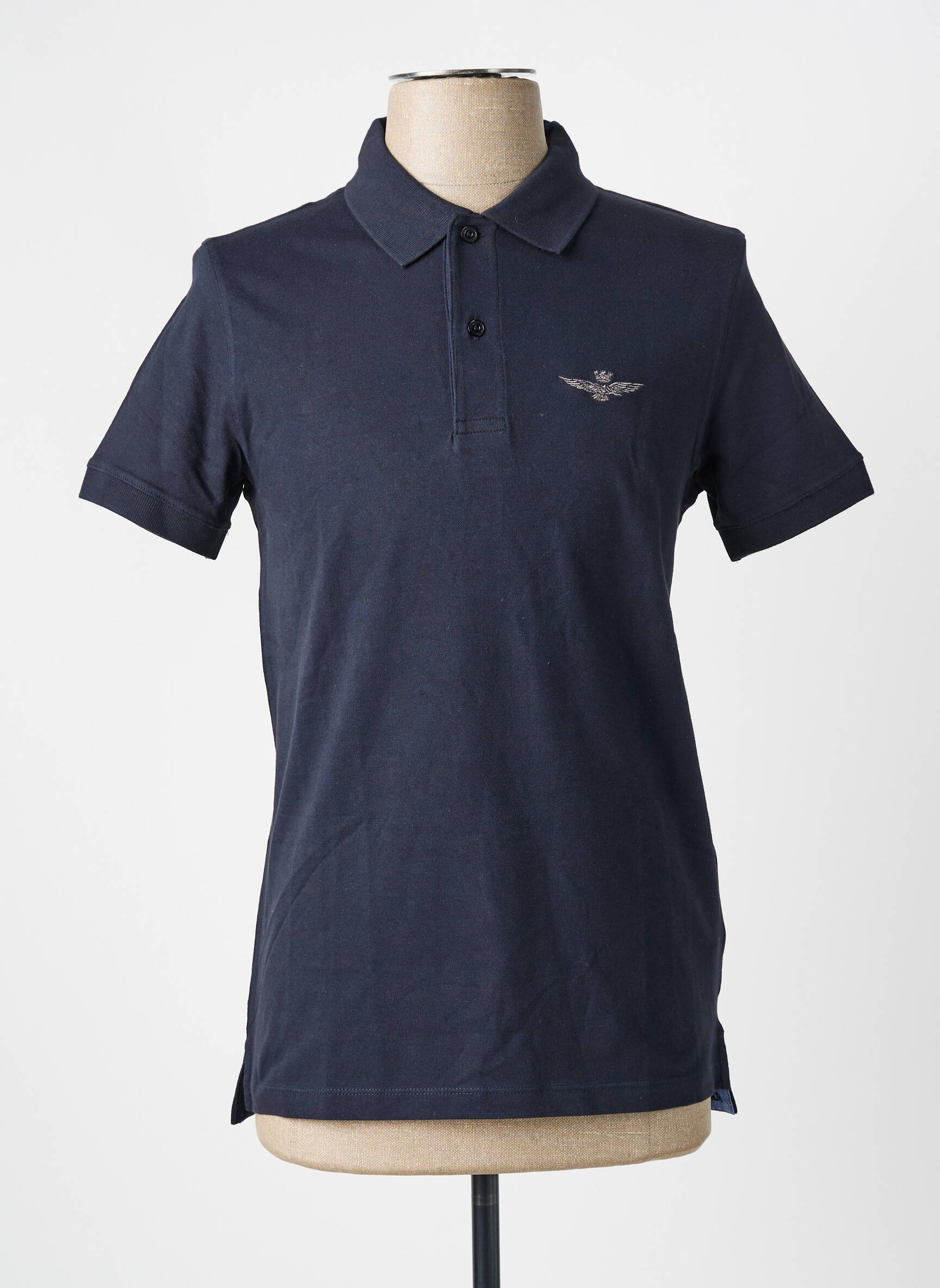 Polo tamprumas trumpas rankovės mėlyna AERONAUTICA vyras