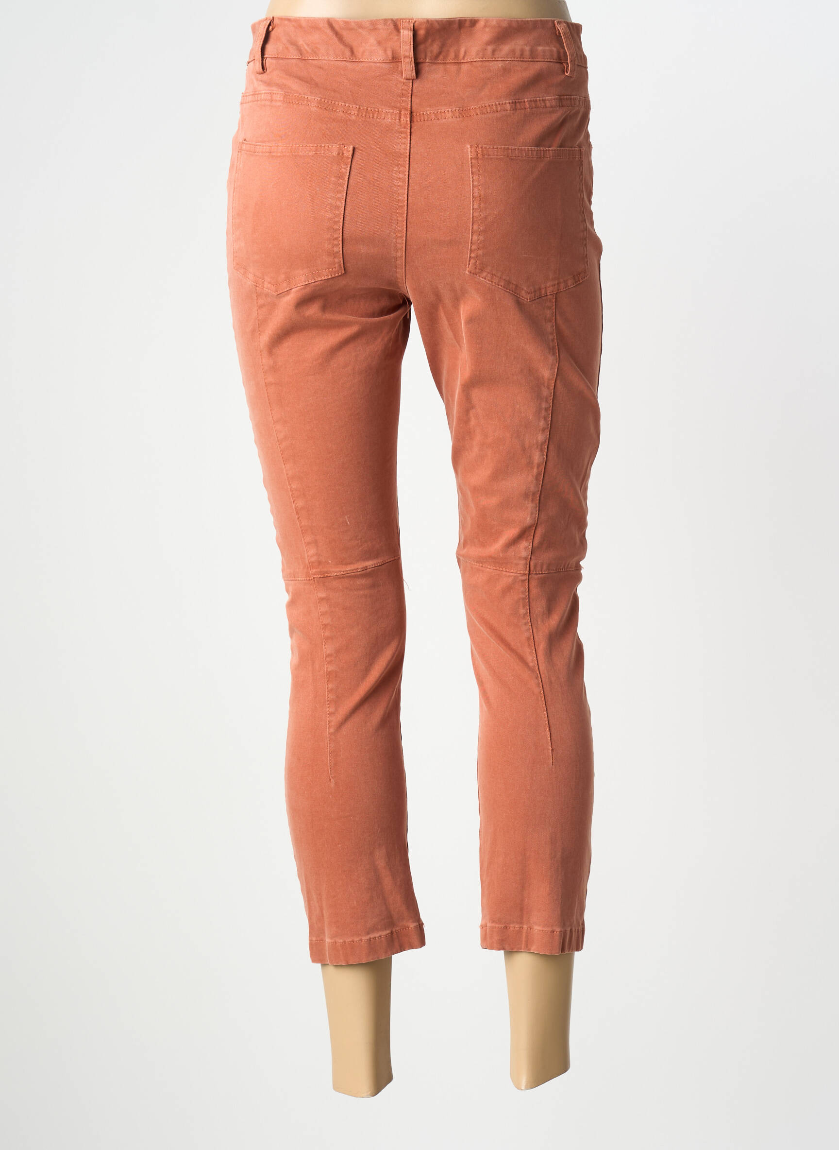 7/8 kelnės uždarymas su užtrauktuku po mygtuku uždengimu normala dydis oranžinė BANDITAS FROM MARSEILLE moteris