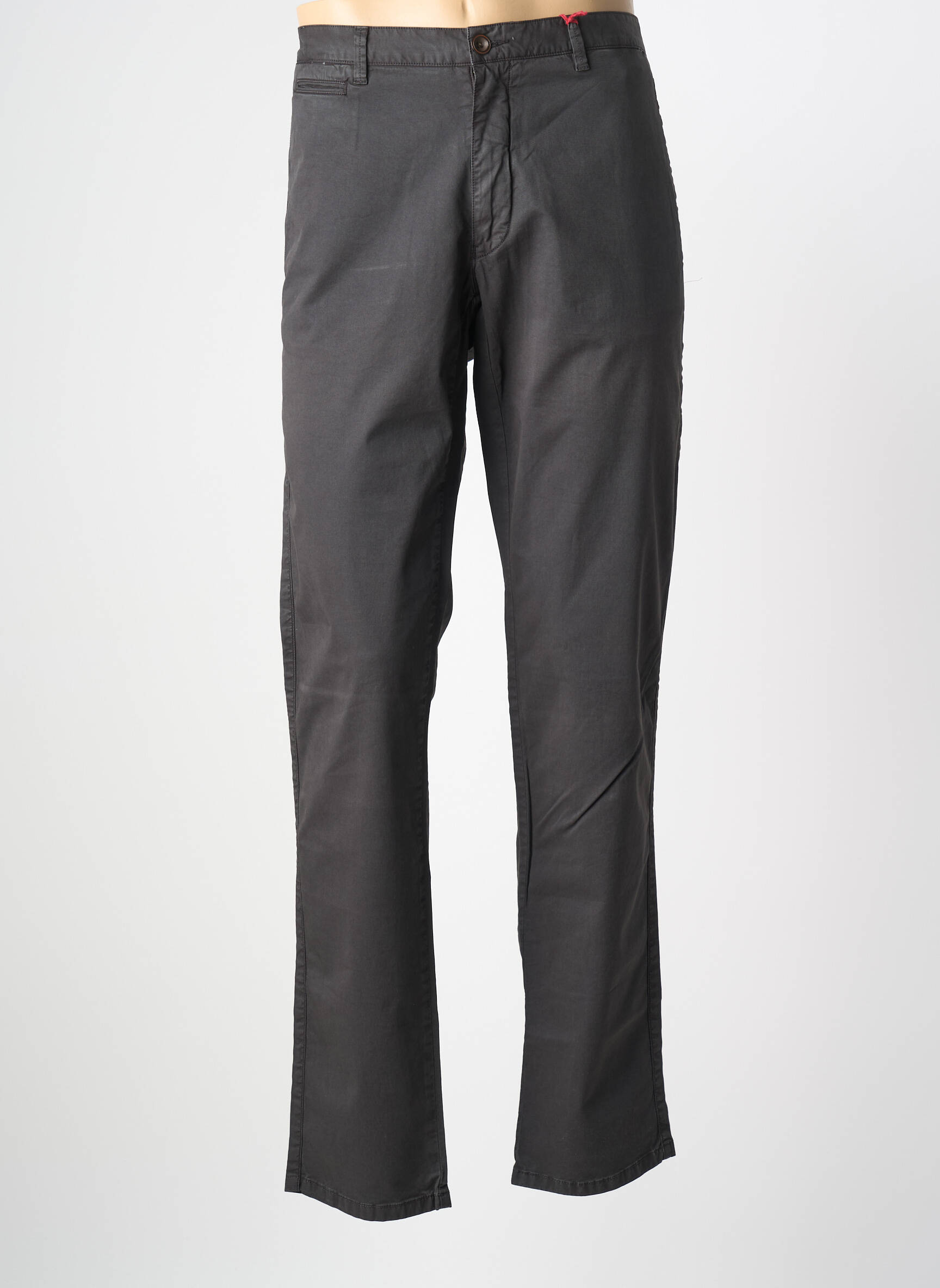 Chino kelnė popelinos audinys, kuris pasižymi lygiu ir tankiu paviršiumi. normala dydis pilka TRUSSARDI JEANS vyras