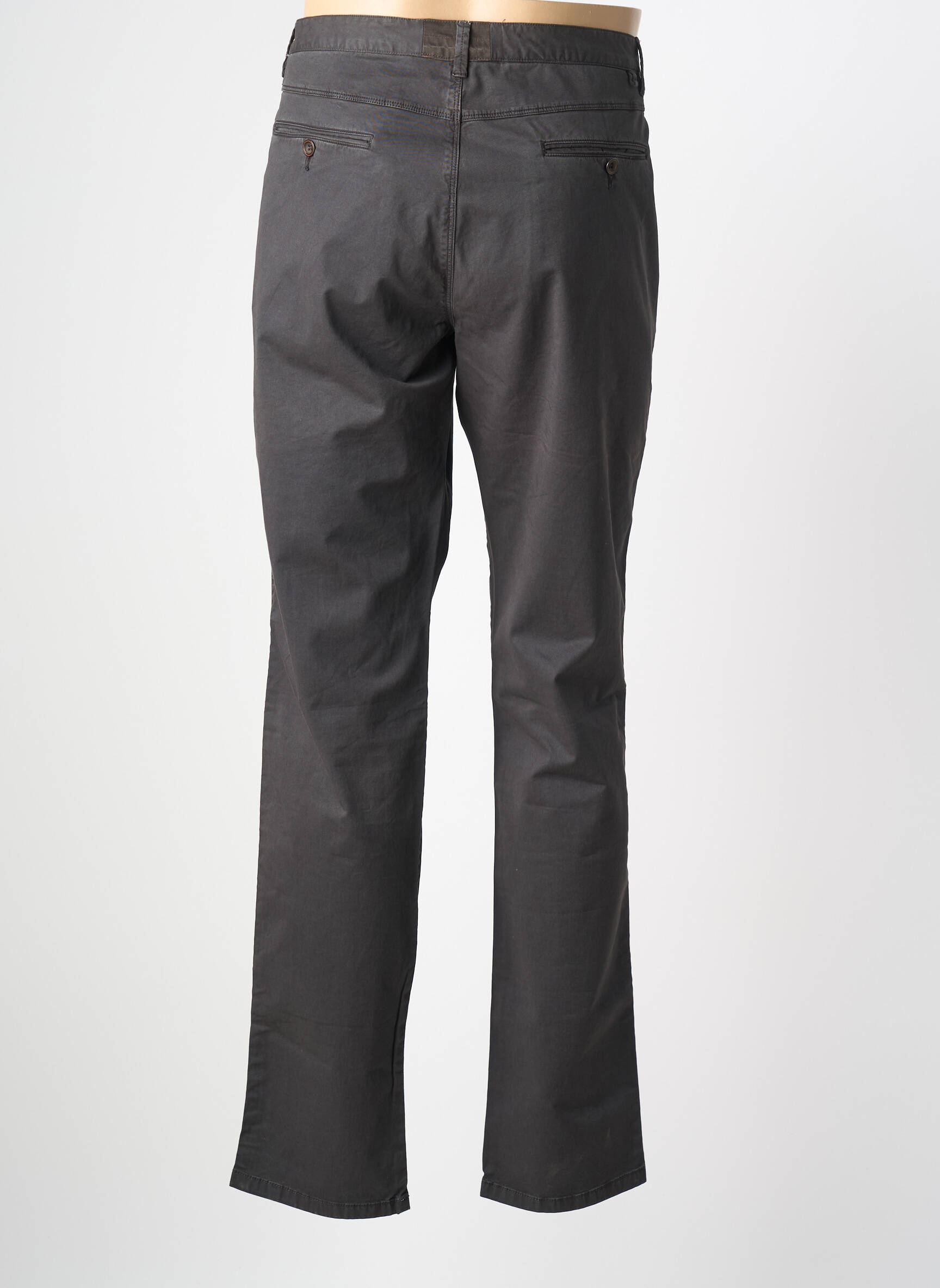 Chino kelnė popelinos audinys, kuris pasižymi lygiu ir tankiu paviršiumi. normala dydis pilka TRUSSARDI JEANS vyras