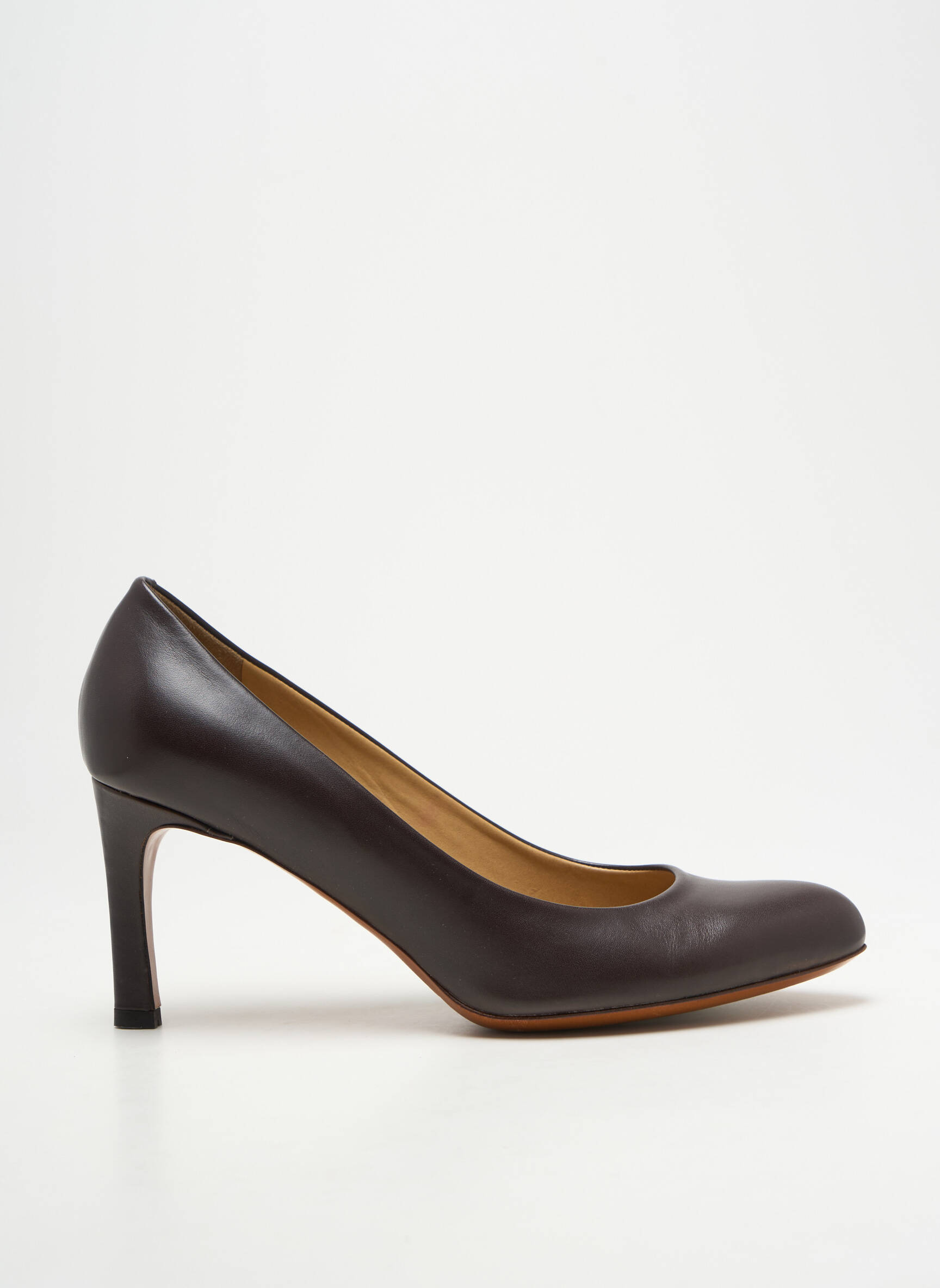 Aukštakulniai satino audinys kulnas nuo 7 iki 9 cm rudas JIL SANDER moteris