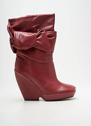 Batai/botai satino audinys 10 cm ir daugiau aukštakulniai raudona MARC BY MARC JACOBS moteris