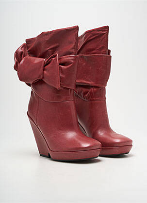 Batai/botai satino audinys 10 cm ir daugiau aukštakulniai raudona MARC BY MARC JACOBS moteris