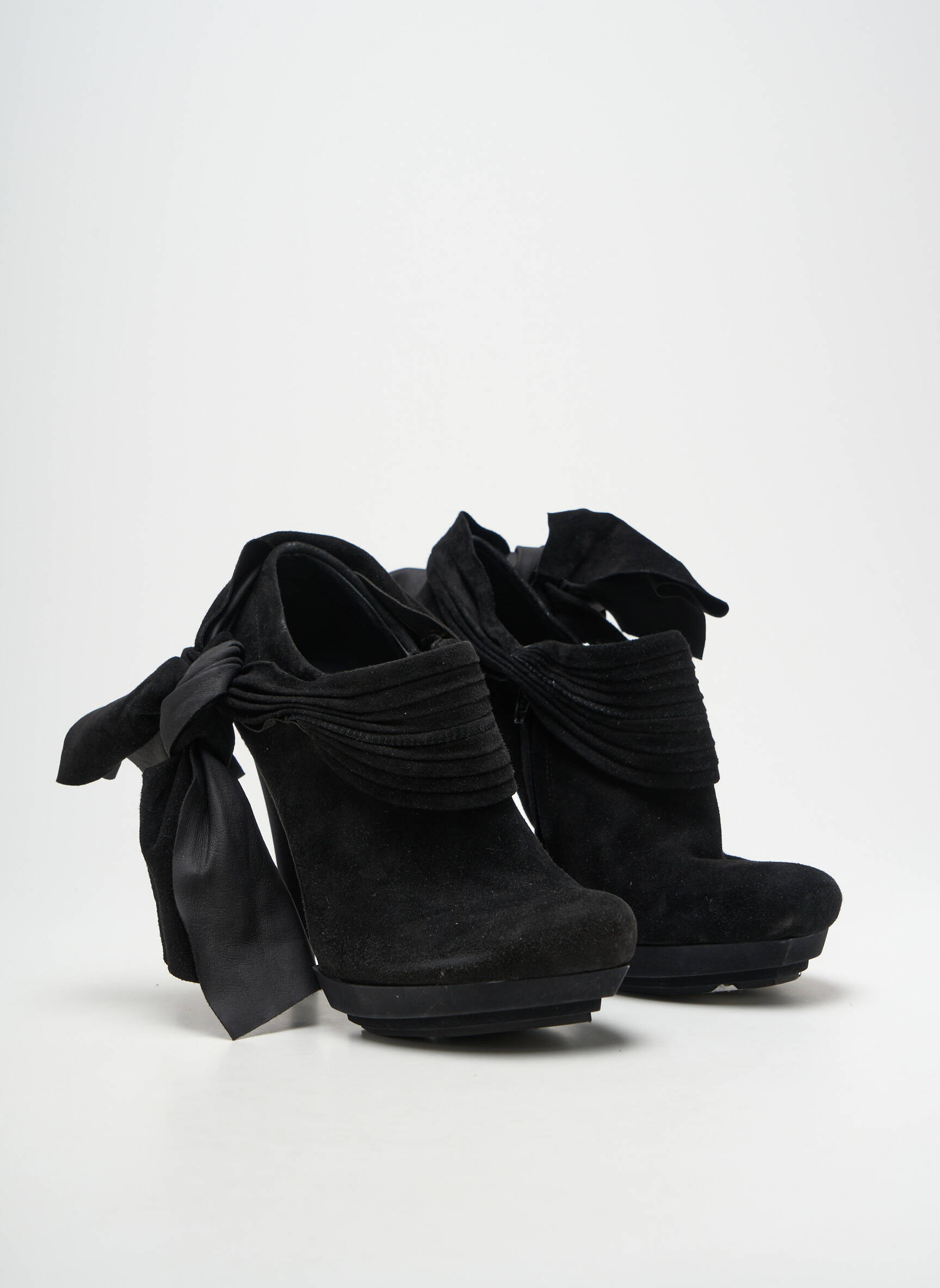 Batai/botai apvalus mygtukas 10 cm ir daugiau aukštakulniai juodas BALENCIAGA moteris
