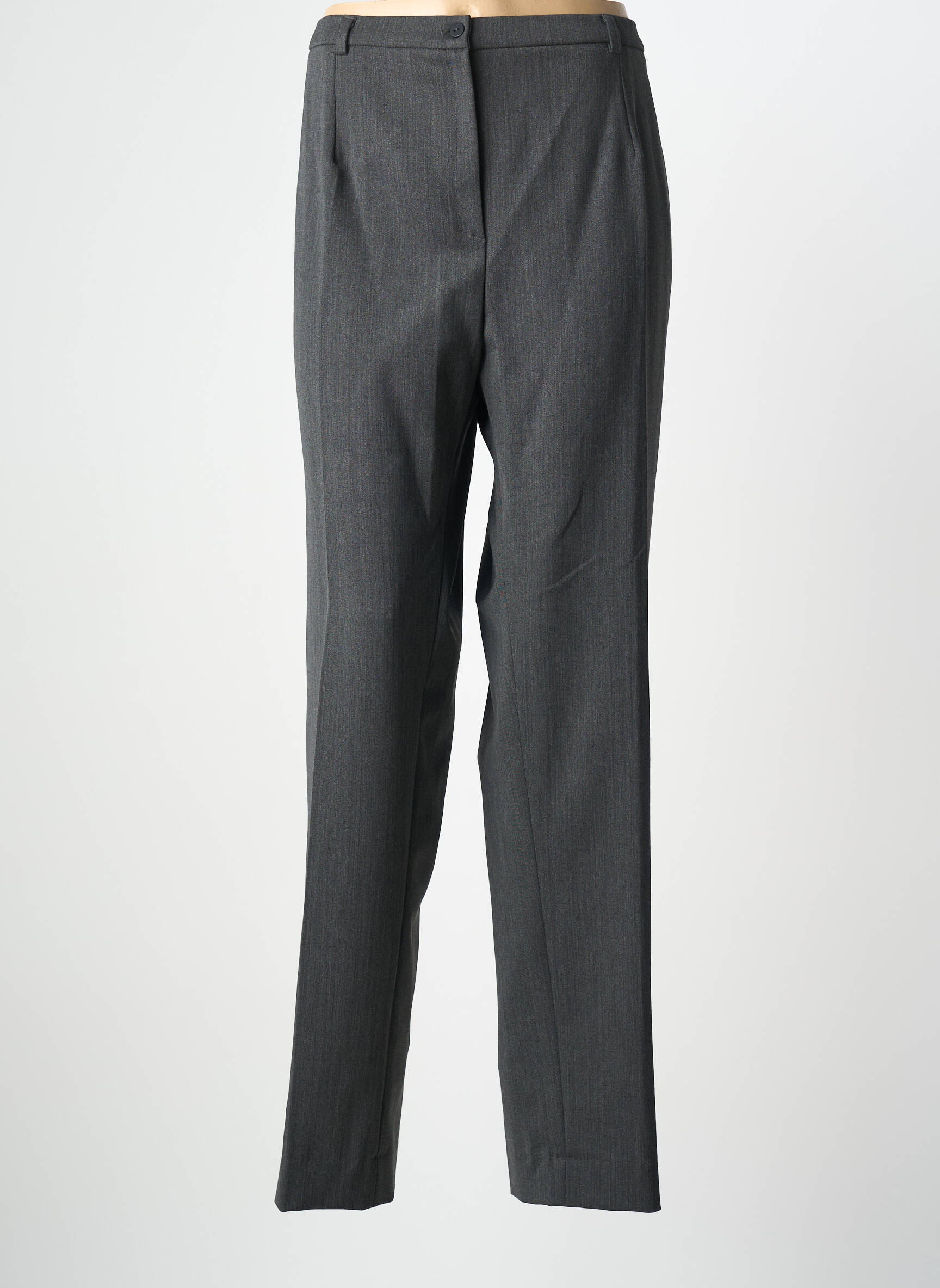 Tiesi kelnė uždarymas su užtrauktuku po mygtuku uždengimu pilka WEINBERG moteris