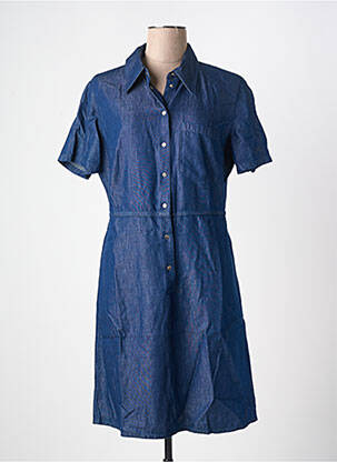 Pusilgių suknelė trumpas rankovės trumpas rankovės mėlyna TRUSSARDI JEANS moteris
