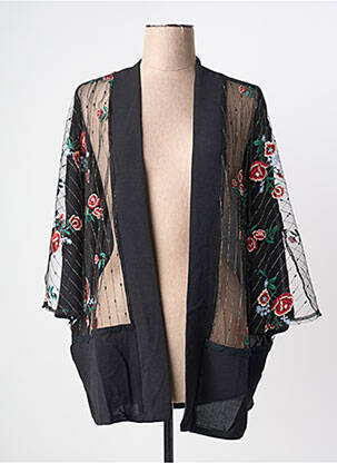 Kimono striukė col v juodas MULTIPLES moteris