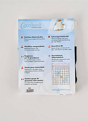 Nėštumo apatinis trikotažas tamprumas juodas CARRIWELL moteris