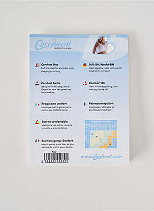 Liemenėlė liemenėlės (moteriškos) baltas CARRIWELL moteris