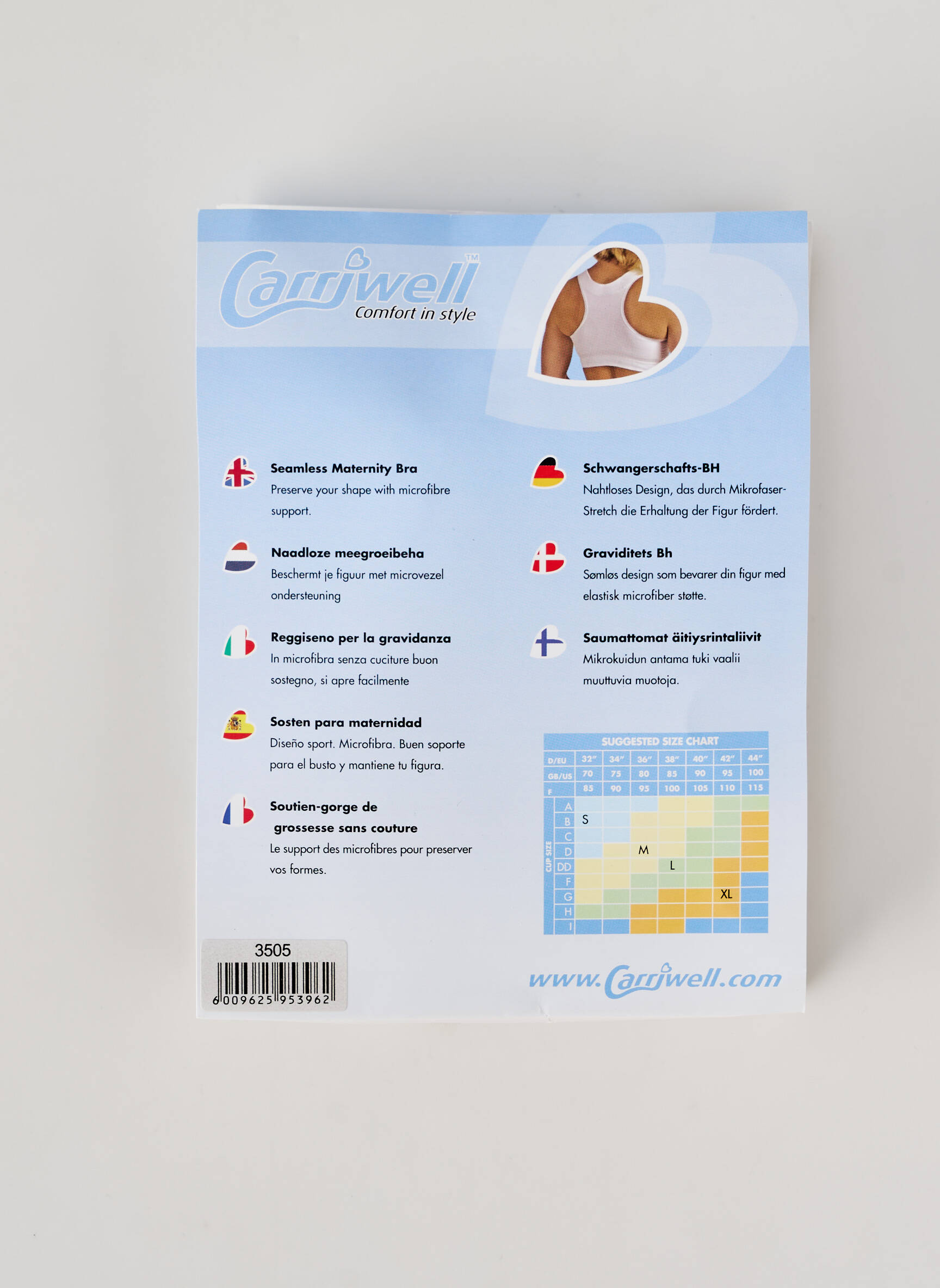 Nėštumo apatinis trikotažas tamprumas juodas CARRIWELL moteris
