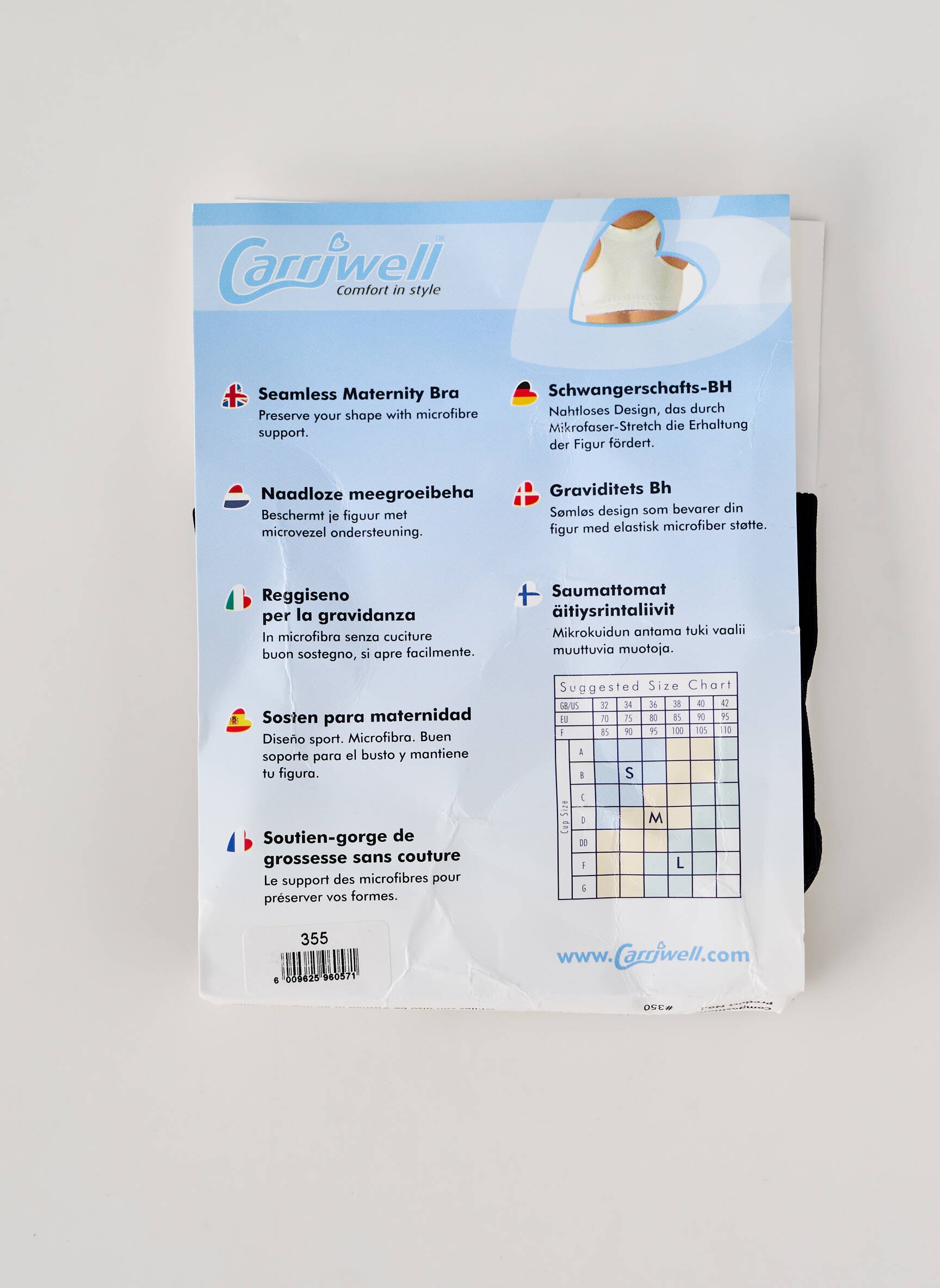 Nėštumo apatinis trikotažas tamprumas juodas CARRIWELL moteris