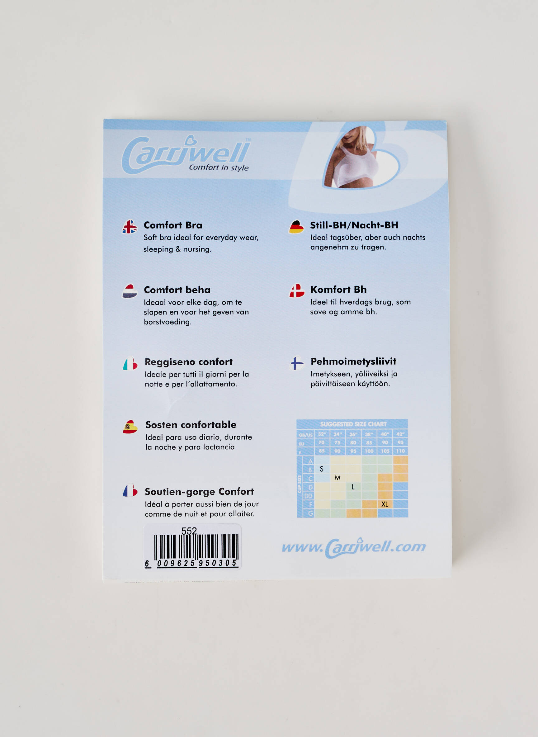 Liemenėlė liemenėlės (moteriškos) baltas CARRIWELL moteris