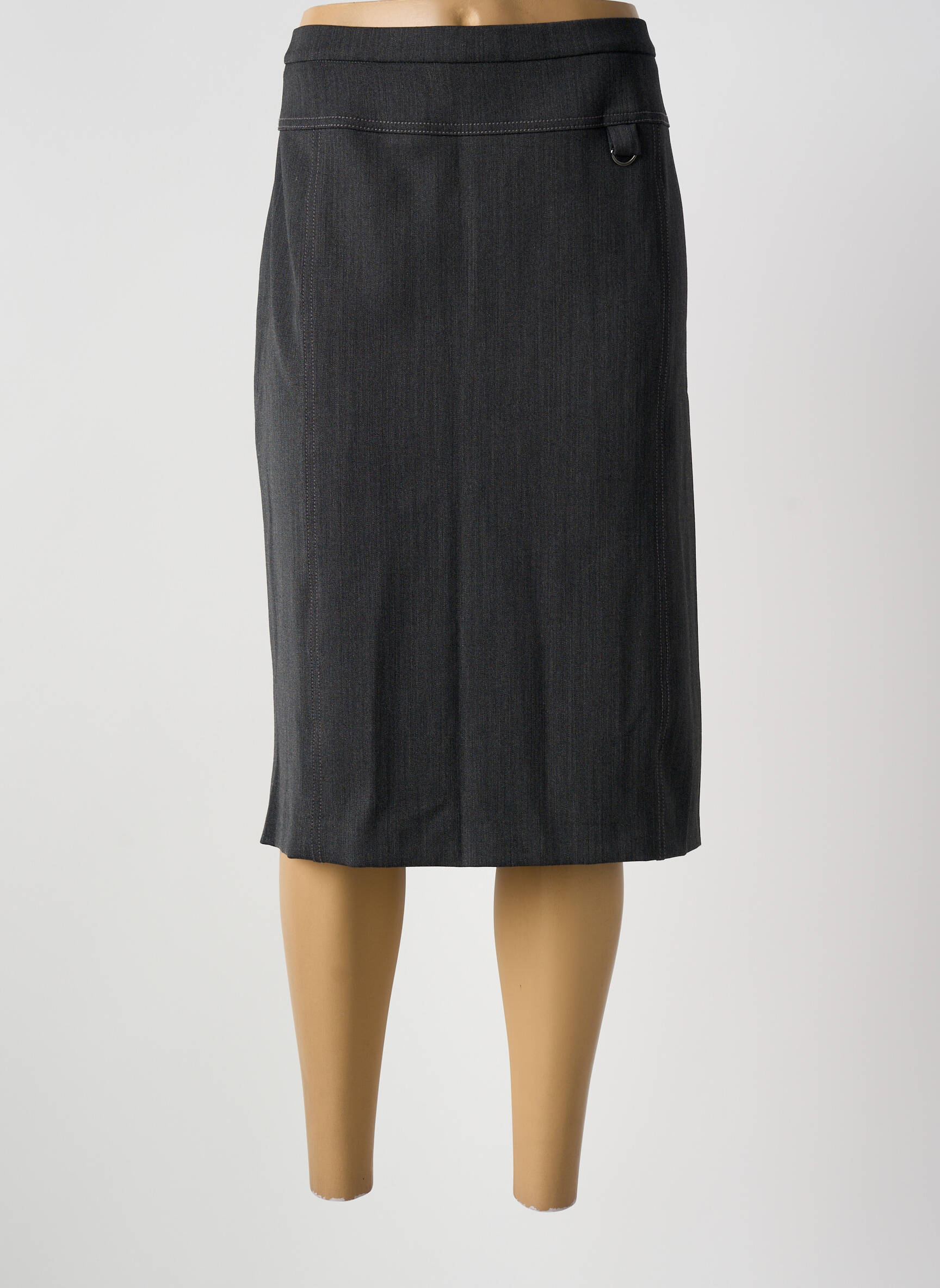 Pusilgis sijonas tamprumas pilka GUY DUBOUIS moteris