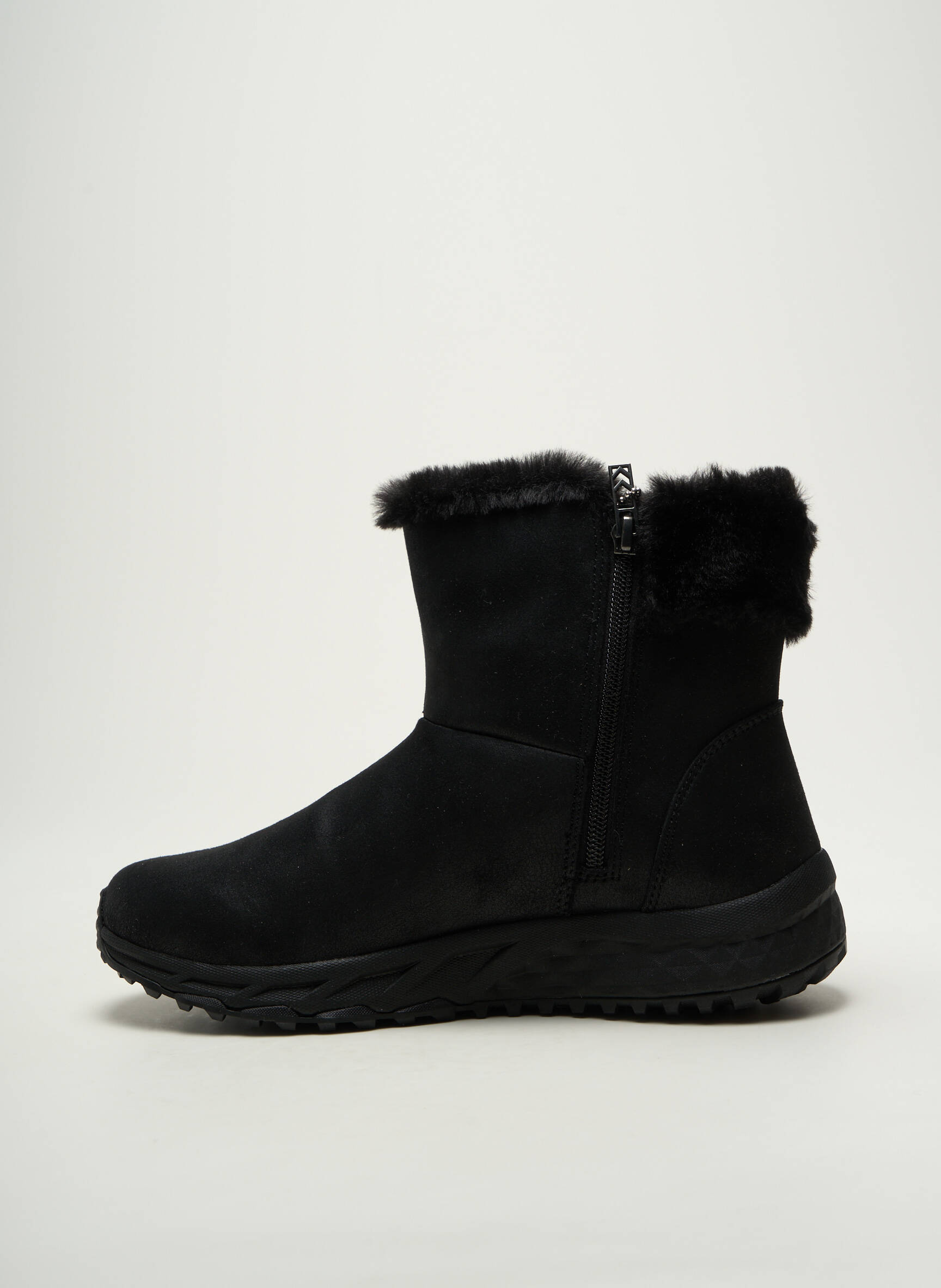 Batai/botai apvalus mygtukas plokščias kulnas iki 3 cm juodas SKECHERS moteris