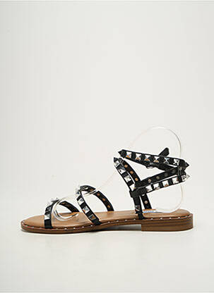 Sandalai/nu pėdos lygus medžiaga plokščias kulnas iki 3 cm juodas STEVE MADDEN moteris