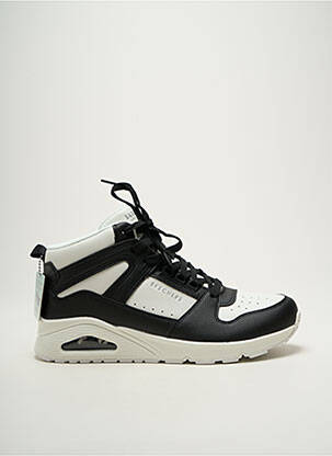 Bėgimo bateliai lygus audinys kulnas nuo 4 iki 6 cm juodas SKECHERS moteris