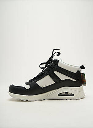 Bėgimo bateliai lygus audinys kulnas nuo 4 iki 6 cm juodas SKECHERS moteris