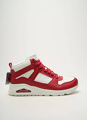 Bėgimo bateliai lygus audinys kulnas nuo 4 iki 6 cm raudona SKECHERS moteris