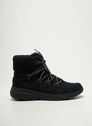 Batai/botai pamušalas plokščias kulnas iki 3 cm juodas SKECHERS moteris