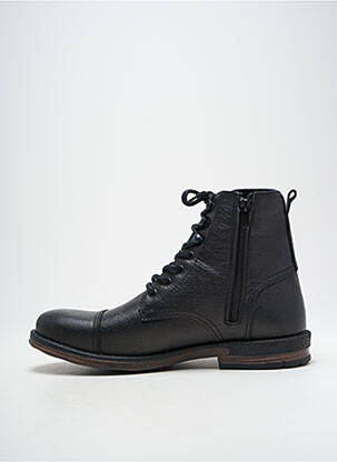 Batai/botai satino audinys žemas kulnas juodas HOOPER SHOES vyras