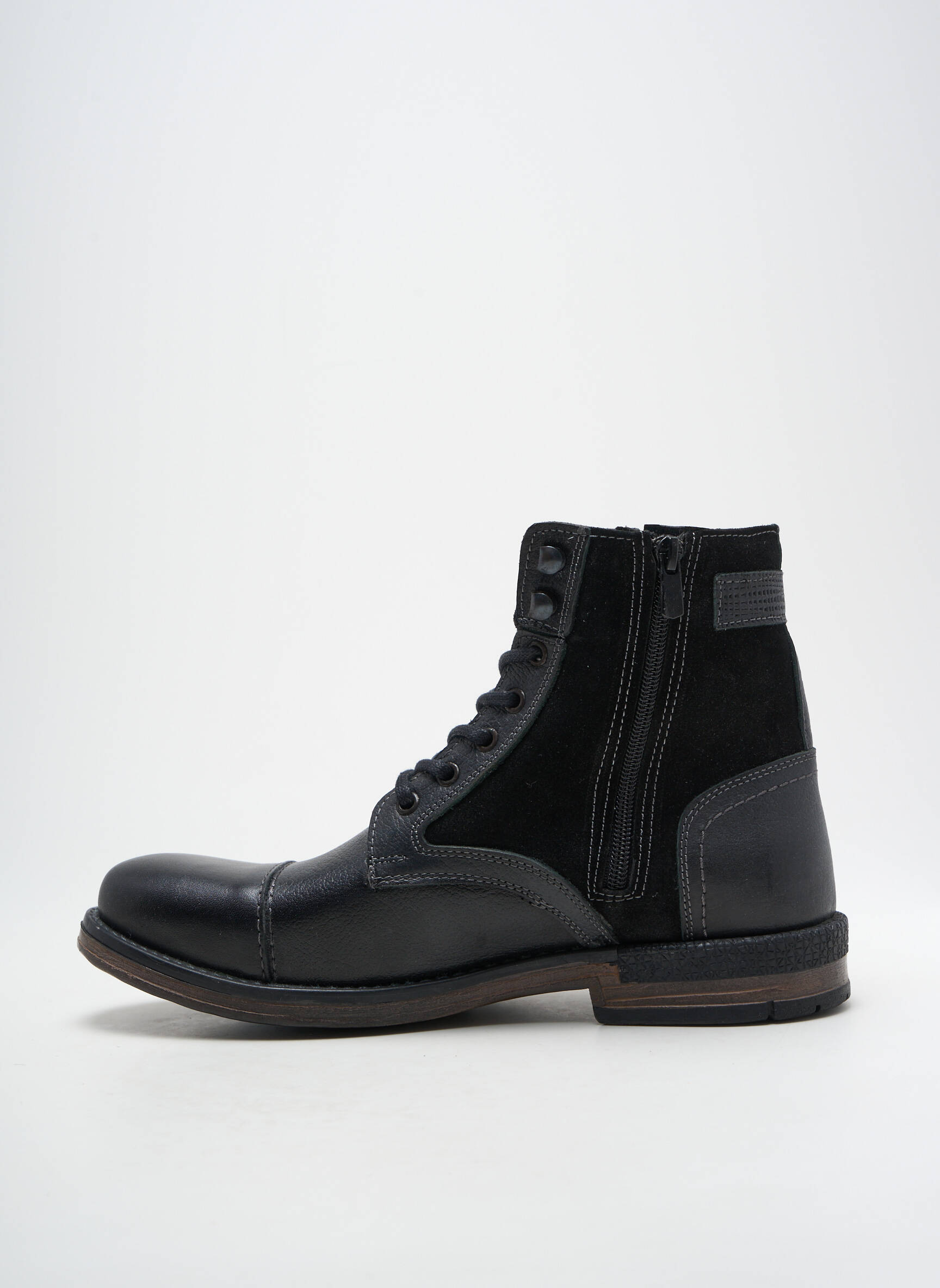 Batai/botai satino audinys žemas kulnas juodas HOOPER SHOES vyras