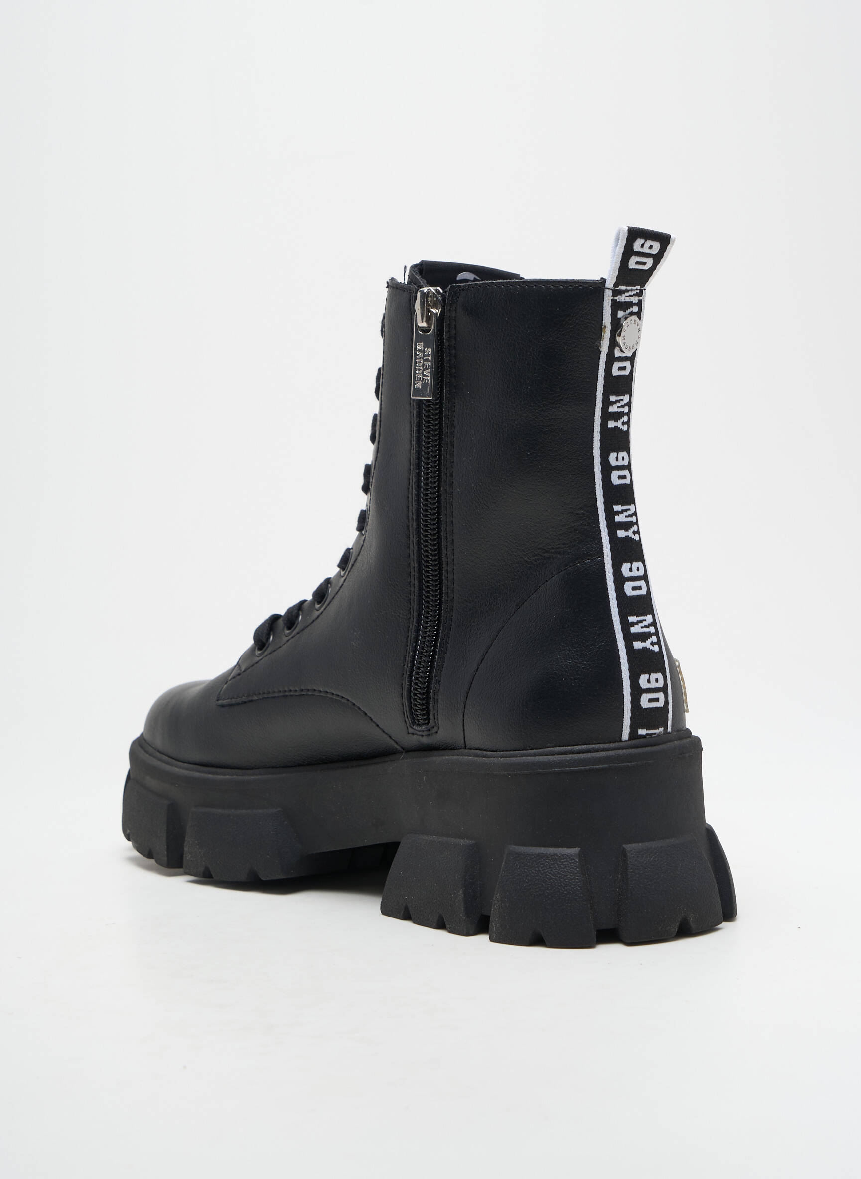 Batai/botai satino audinys kulnas nuo 4 iki 6 cm juodas STEVE MADDEN moteris
