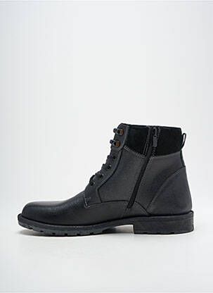 Batai/botai satino audinys žemas kulnas juodas HOOPER SHOES vyras