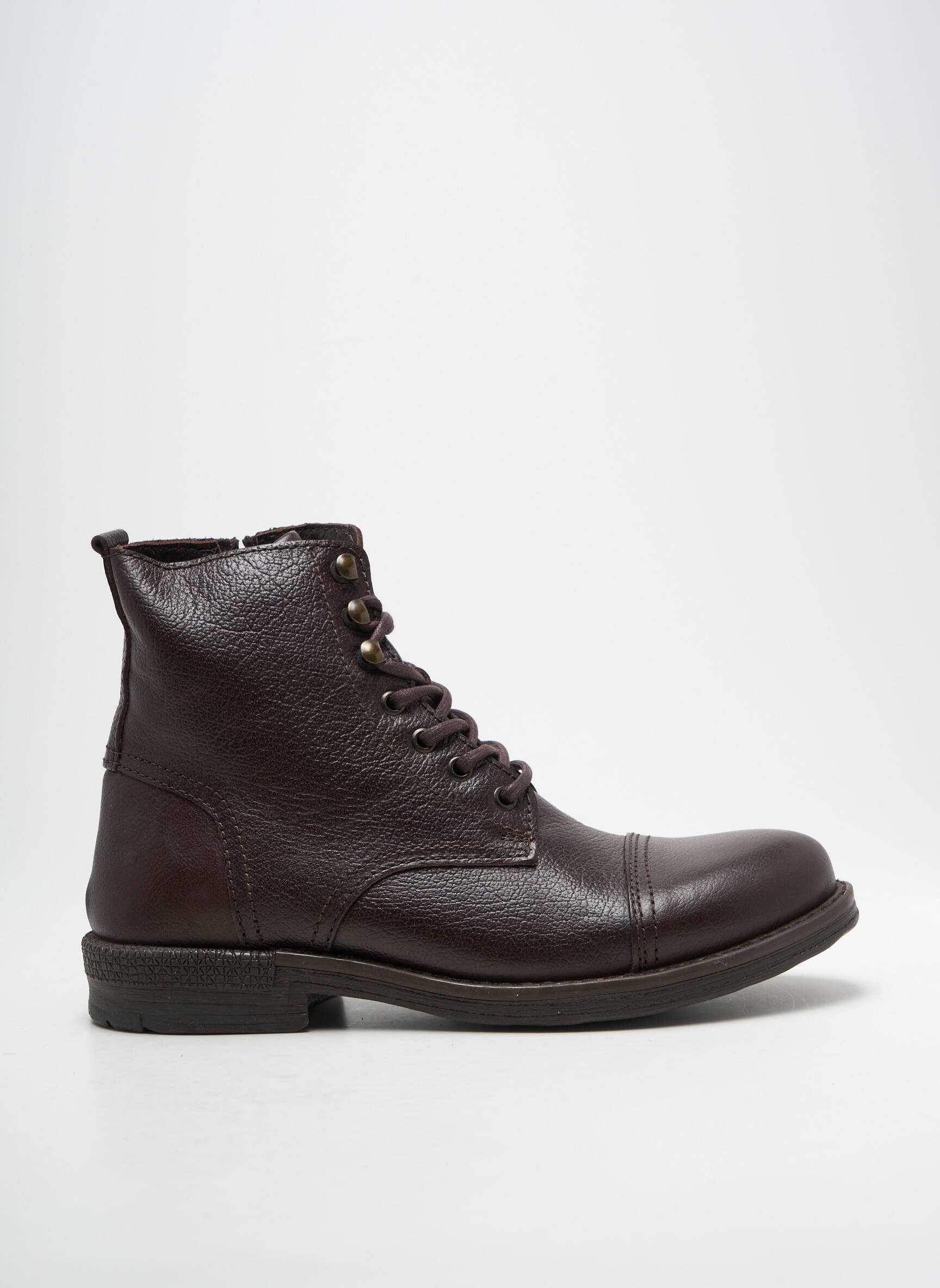 Batai/botai satino audinys žemas kulnas rudas HOOPER SHOES vyras