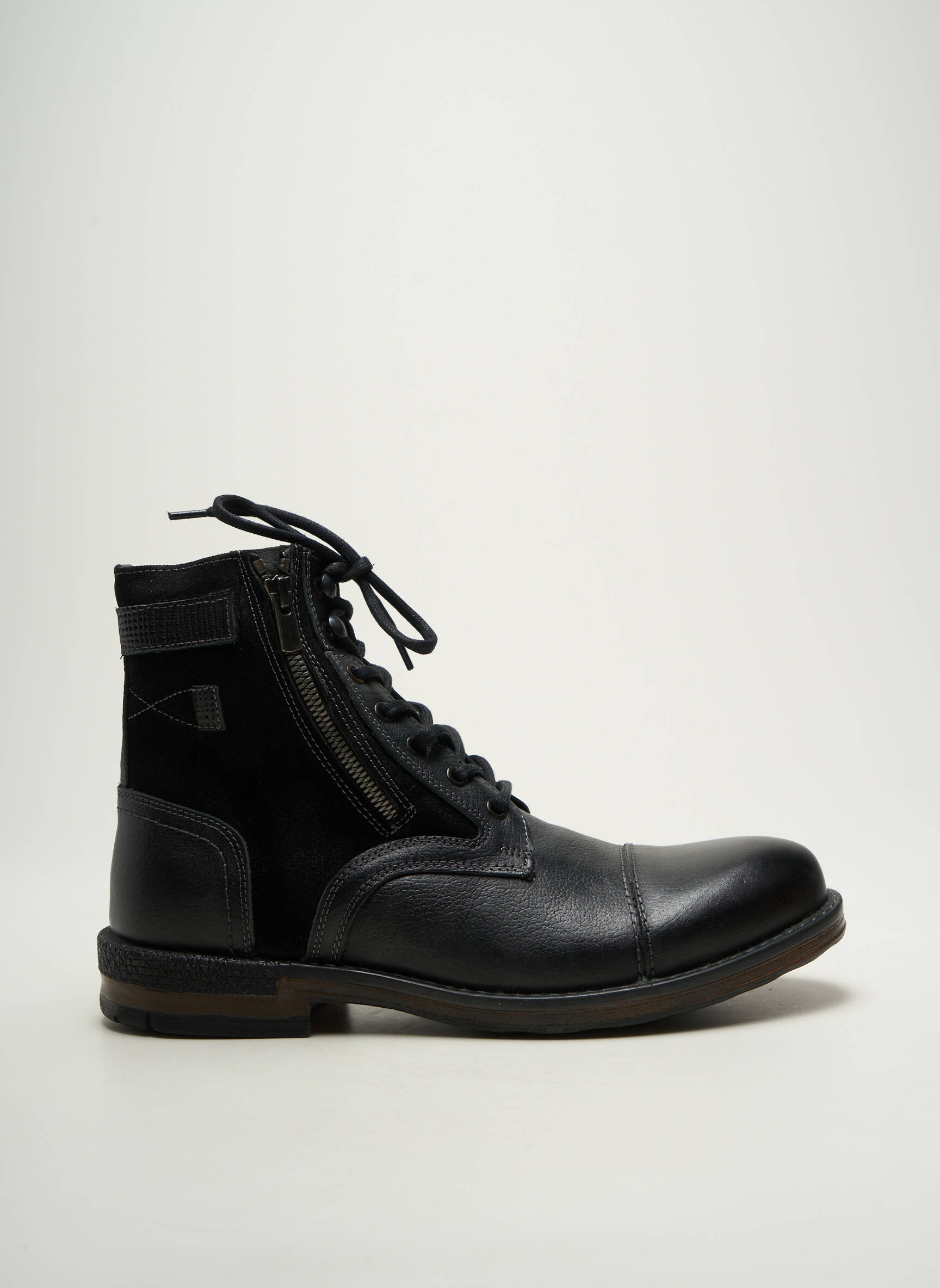 Batai/botai satino audinys žemas kulnas juodas HOOPER SHOES vyras